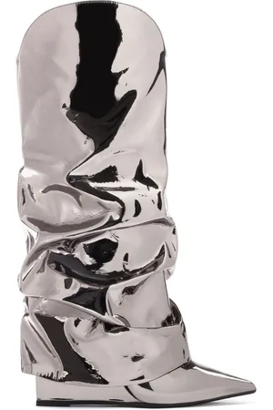 LE SILLA Andy 120mm metallic-effect boots