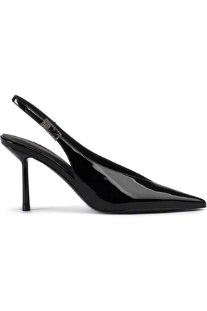 LE SILLA Clivage leather pumps