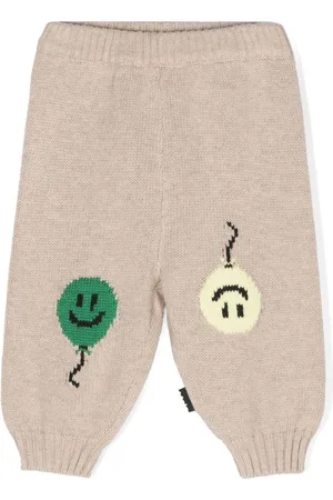 Molo Balloons-intarsia knitted leggings