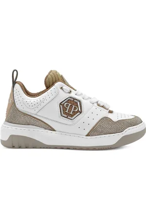 Philipp Plein Crystal-embellished low-top sneakers