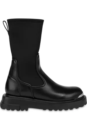 Moschino Panelled sock-style ankle boots