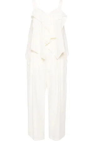 B+AB Draped-design muslin co-ord set