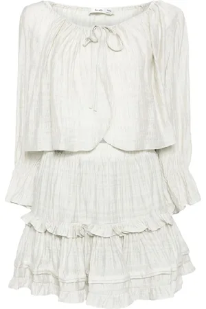 B+AB Fully-ruffled muslin co-ord set