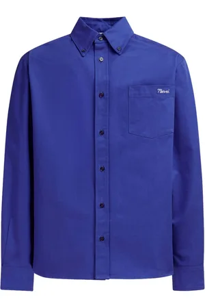 Marni Logo-embroidered cotton shirt