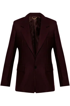 Victoria Beckham Single-breasted wool blend blazer