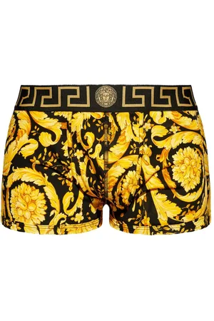 VERSACE Barocco print Greca-border boxers