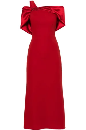 Cristallini Ophelia satin midi dress