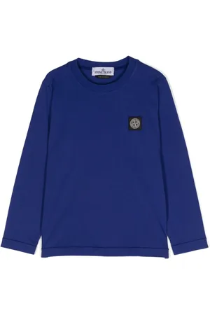 Stone Island Compass-appliqué cotton sweatshirt
