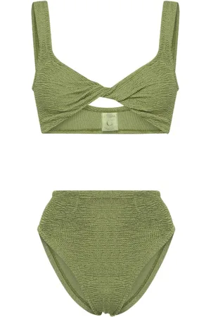 Hunza G Jamie twist-detail bikini set