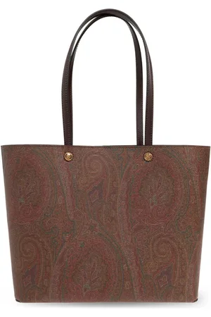 Etro Large Paisley jacquard shopper tote bag