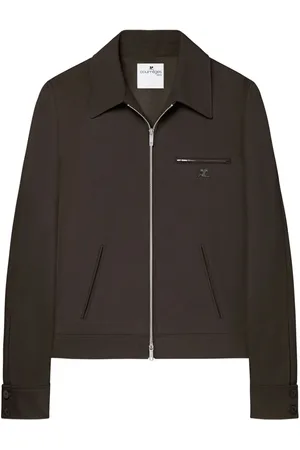 Courrèges Signature Retro logo-embroidered jacket