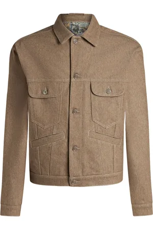 Etro Pegaso-button denim jacket