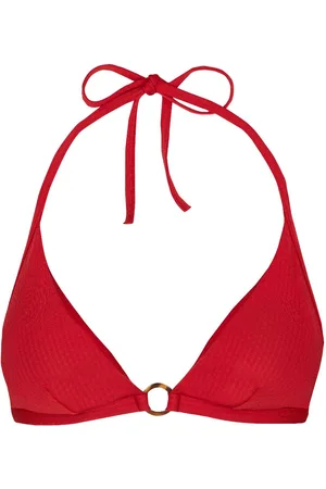 Vilebrequin Plumetis halterneck bikini top