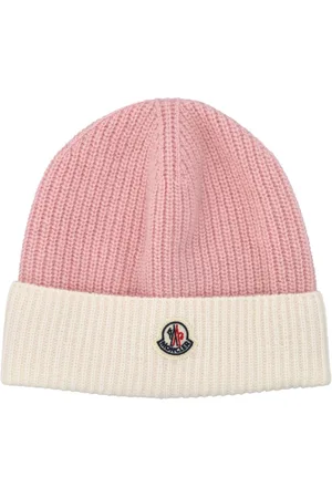 Moncler Logo-appliqué rib-knit beanie
