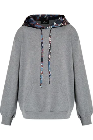 Etro Contasting-hood cotton hoodie