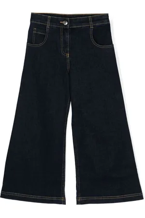 Etro Pegaso-embroidery wide-leg jeans