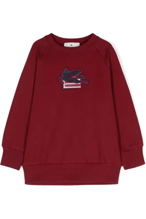 Etro Pegaso embroidery cotton sweatshirt