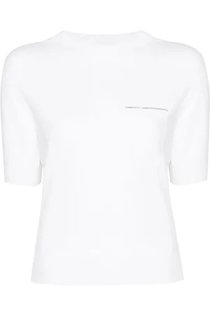 PESERICO SIGN Bead-embellished knitted top