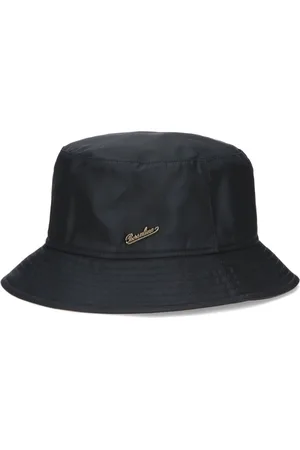 Borsalino Rain logo-plaque bucket hat
