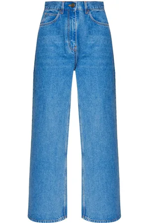 Etro Wide-leg high-rise jeans