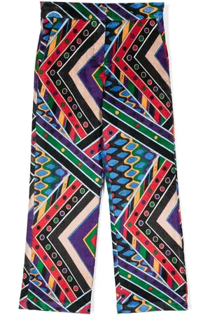 PUCCI Junior Graphic-print straight-leg trousers
