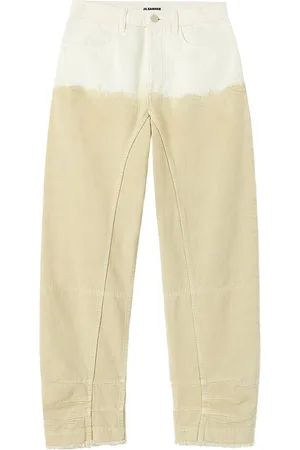 Jil Sander Two-tone wide-leg jeans