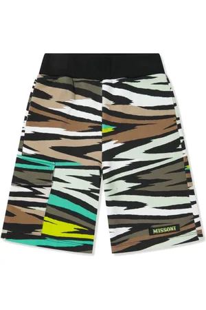 Missoni Zigzag-print organic cotton shorts