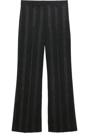 Msgm Striped wide-leg trousers