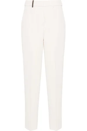 PESERICO SIGN Straight-leg tailored trousers
