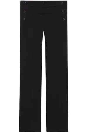 Courrèges Flared wool trousers
