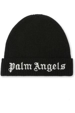 Palm Angels Logo-embroidered beanie