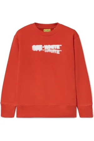 OFF-WHITE Arrow Faded cotton sweatshirt