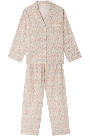BONPOINT Dormeur floral-print pyjama and pouch set