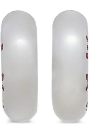 Marni Logo-embellished hoop earrings