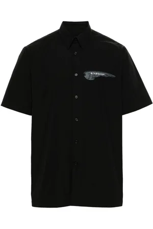 Givenchy Logo-embroidered cotton shirt