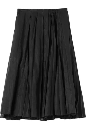 Jil Sander A-line pleated skirt