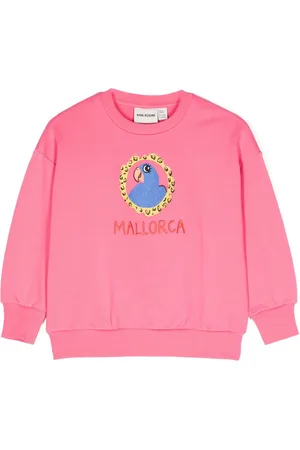 Mini Rodini Parrot-embroidered sweatshirt