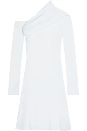 Courrèges Twist crepe mini dress