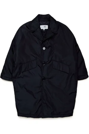 Maison Margiela Logo-embroidered padded coat