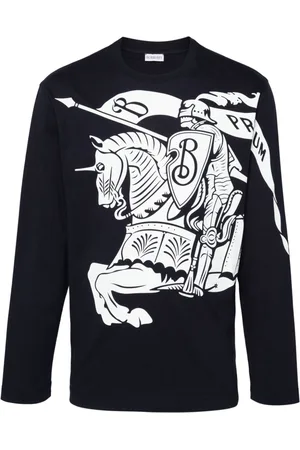 Burberry Equestrian Knight-print cotton T-shirt