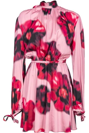 Pinko Floral-print open-back minidress