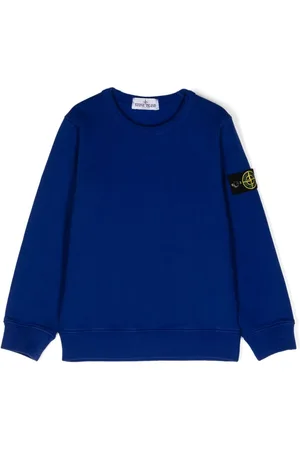 Stone Island Compass-badge cotton sweatshirt