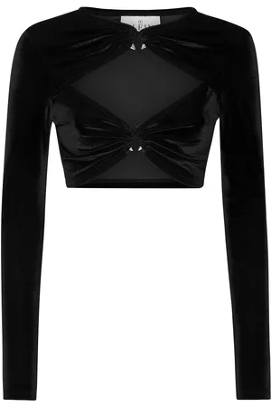 Philipp Plein Cut-out long-sleeve top
