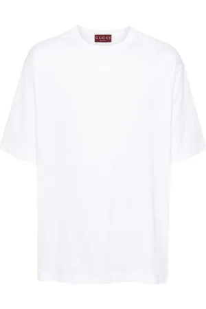 Gucci Logo-embroidered cotton T-shirt