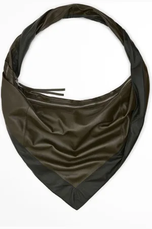 LEMAIRE Scarf leather shoulder bag