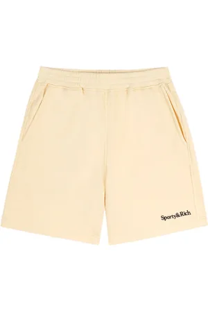 Sporty & Rich Logo-embroidered gym shorts
