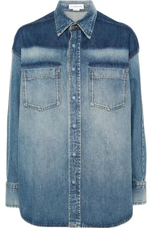 Victoria Beckham Classic-collar denim shirt