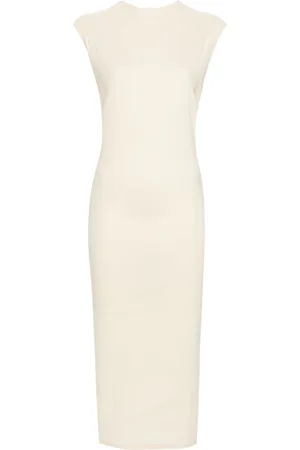 Issey Miyake Membrane textured midi dress