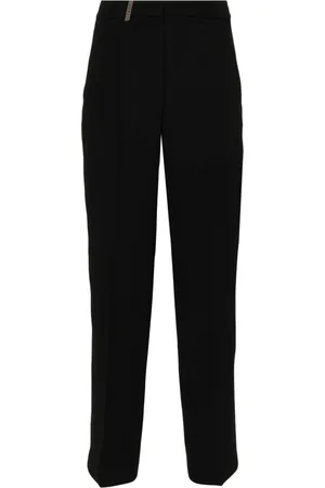 PESERICO SIGN Straight-leg tailored trousers