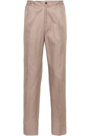 Kiton Elasticated-waistband tapered trousers
